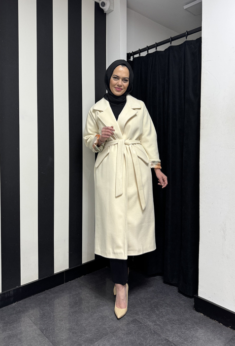 Bey's Design Kaşe Kaban EKRU - 1