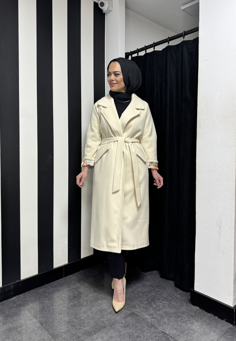 Bey's Design Kaşe Kaban EKRU - 2