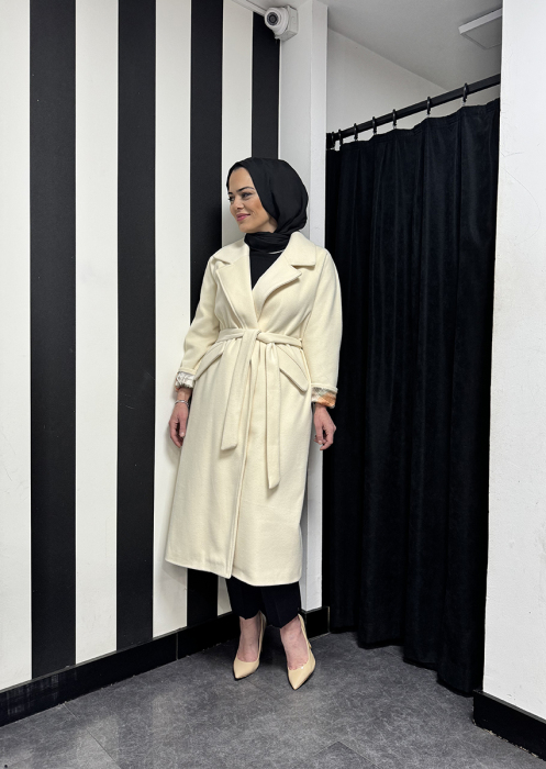 Bey's Design Kaşe Kaban EKRU - 4