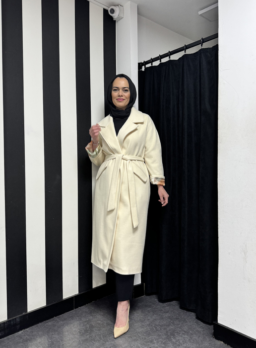 Bey's Design Kaşe Kaban EKRU - 6