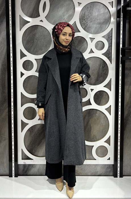 Bey's Design Kaşe Kaban GRİ - 3