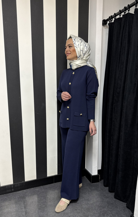 Bey's Triko Pantolon LACİVERT - 2