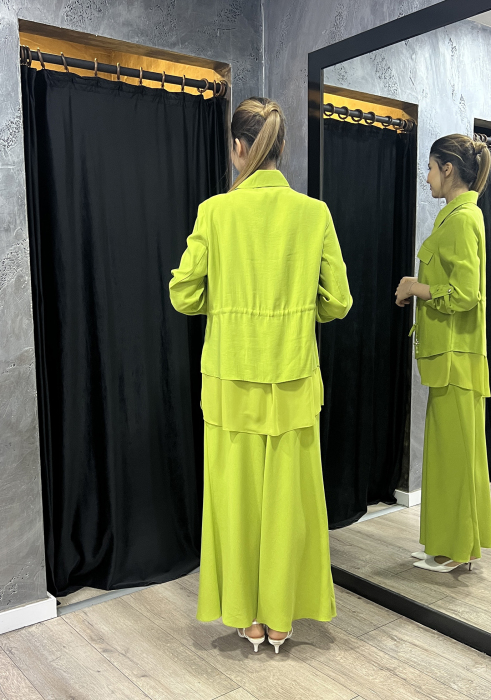 Hukka Kloş Etek YEŞİL - 6