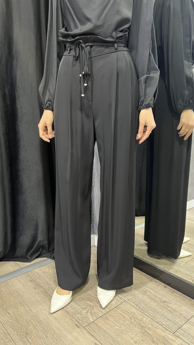 Hukka Yüksek Bel Show Up Pantolon SİYAH - 3