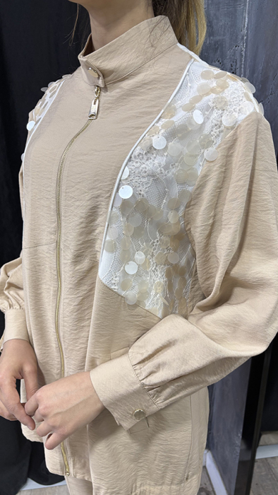 SBL Design Pullu Pantolonlu Takım BEJ - 2