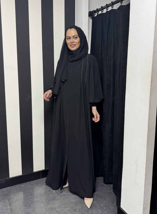 YaQa Madica Abaya SİYAH - 1