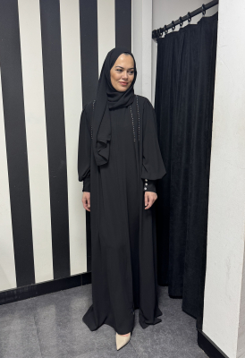 YaQa Madica Abaya SİYAH - 3