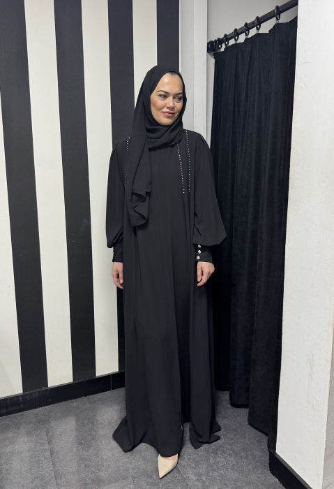 YaQa Madica Abaya SİYAH - 3