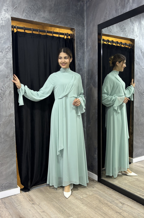 YaQa Naga Elbise MİNT - 4