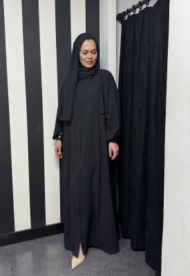 YaQa Sardunya Abaya SİYAH - 2