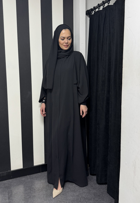 YaQa Sardunya Abaya SİYAH - 2
