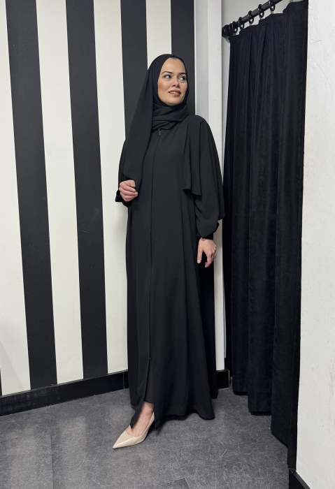 YaQa Sardunya Abaya SİYAH - 1