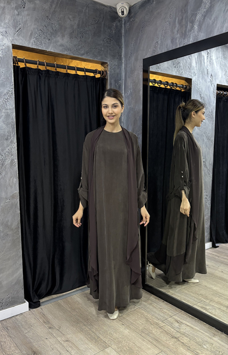 Yeşim Özcan Scarlet Takım KAHVE - 5