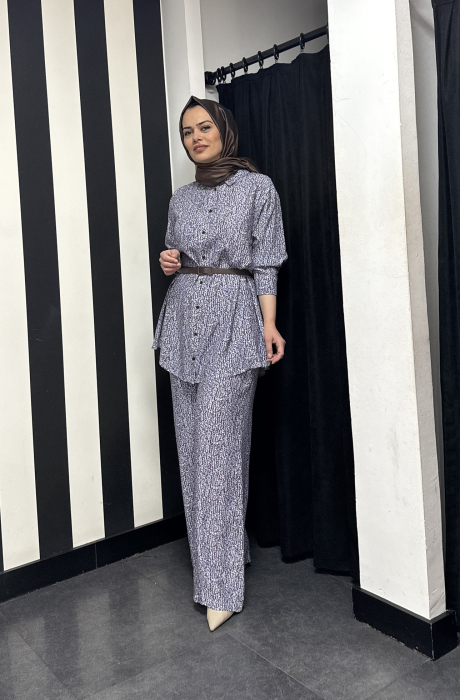 Cloche Blue Takım MAVİ - 3