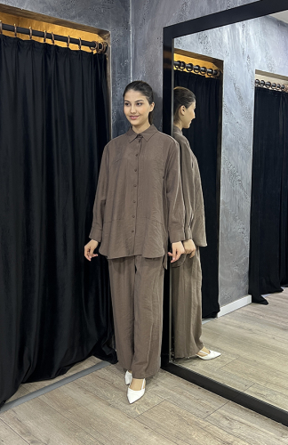 Cloche Hera Pantolon KAHVE 