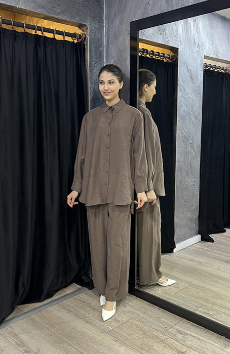 Cloche Hera Pantolon KAHVE - 1