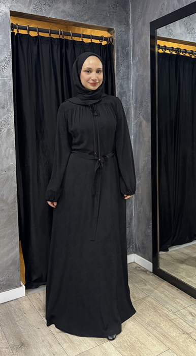 Cloche Jasmin Elbise SİYAH - 1