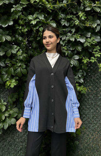 Cloche Luna Garnili Sweat ANTRASİT - 1