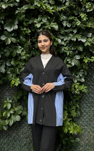 Cloche Luna Garnili Sweat ANTRASİT - 2
