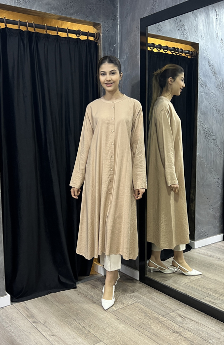 Cloche Navis Uzun Tunik CAMEL - 1