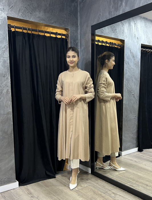Cloche Navis Uzun Tunik CAMEL - 5