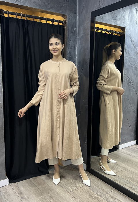 Cloche Navis Uzun Tunik CAMEL - 6