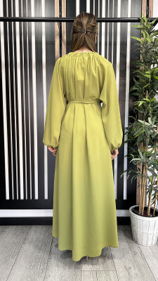 Cloche Öpcca Elbise YEŞİL - 3