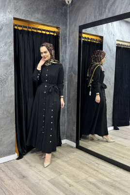 MaQ Reta ELbise SİYAH - 3