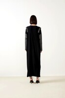 MaQ Siyah Bama Elbise - Thumbnail