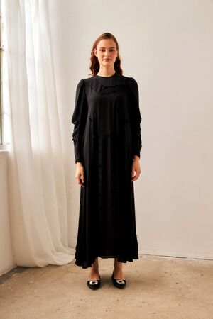 MAQ - Maq Siyah Duve Elbise