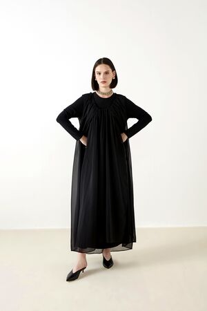 MaQ Siyah Erun Elbise - 5