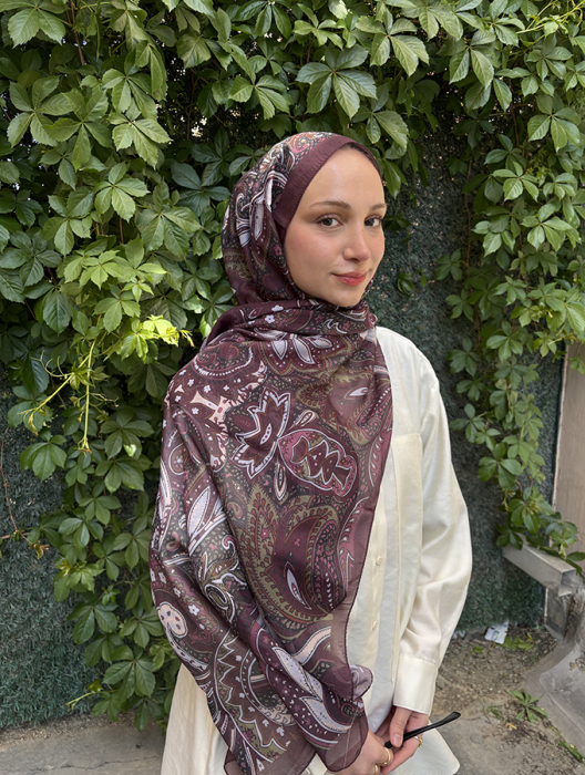 MerWish Etnic Şal BORDO - 2