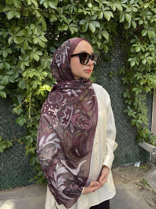 MerWish Etnic Şal BORDO - 3