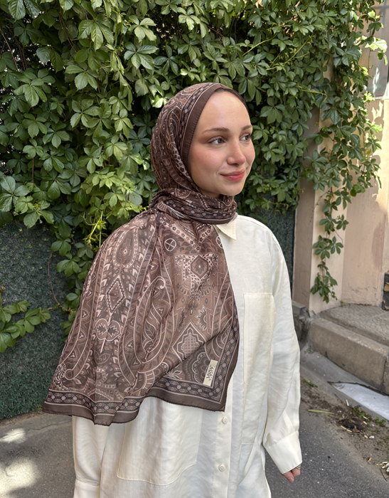 MerWish Etnic Şal KAHVERENGİ - 2