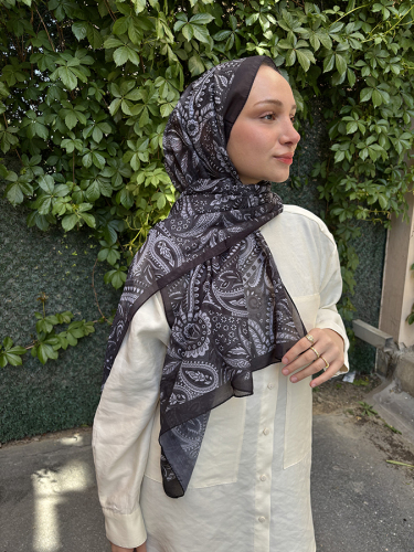 MerWish Etnic Şal SİYAH 