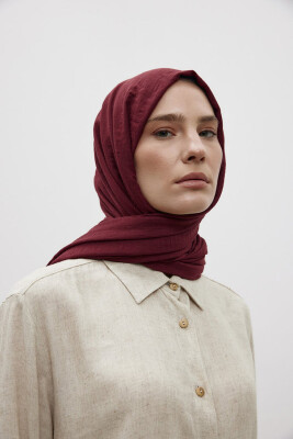 MerWish Organik Şal BORDO 