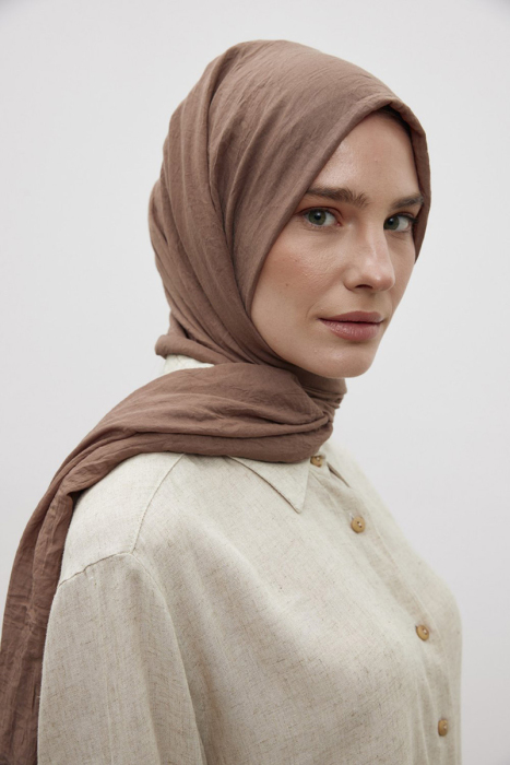 MerWish Organik Şal KAHVERENGİ - 1