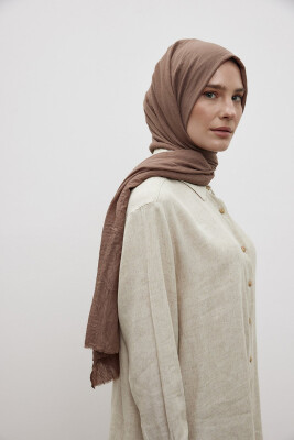 MerWish Organik Şal KAHVERENGİ - 2