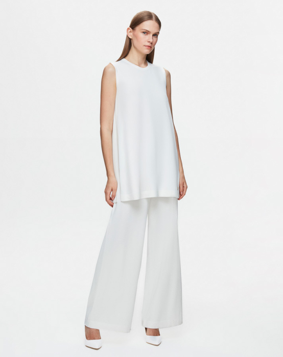 Miss Dalida Basic Kolsuz Triko Tunik EKRU - 1