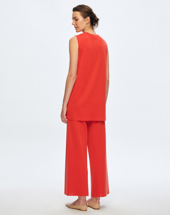 Miss Dalida Bol Paça Triko Pantolon Aspo/Coral - 2