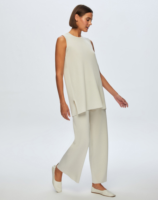 Miss Dalida Kolsuz Basic Tunik Fede/Ecru - 1