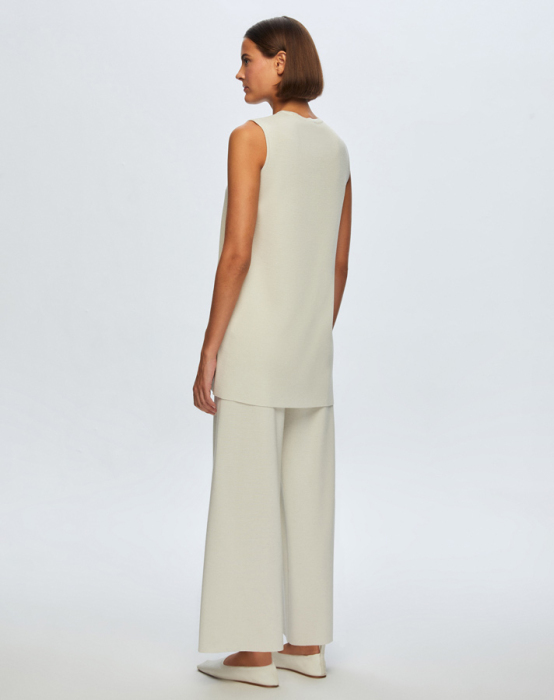 Miss Dalida Kolsuz Basic Tunik Fede/Ecru - 2