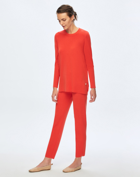 Miss Dalida Uzun Kollu Basic Tunik Aspo/Coral - 1