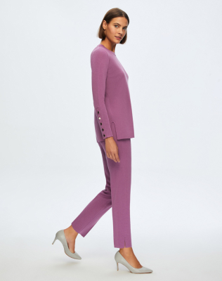 Miss Dalida Uzun Kollu Basic Tunik Scola-Orchide 