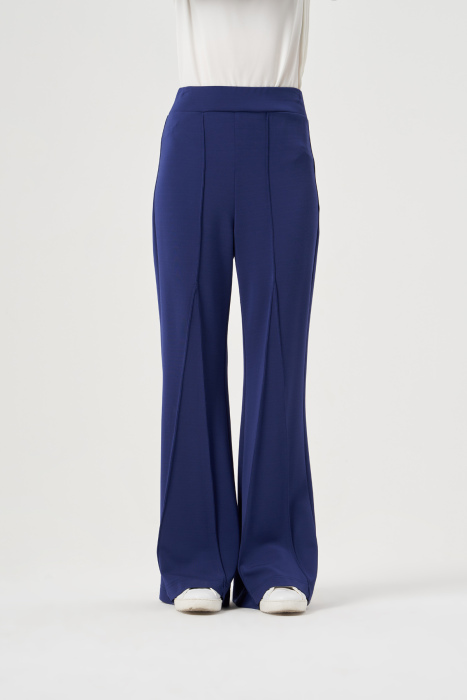 Miss Whence İspanyol Paça Pantolon LACİVERT - 1