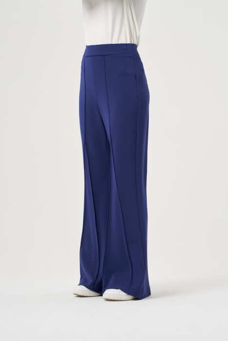 Miss Whence İspanyol Paça Pantolon LACİVERT - 2
