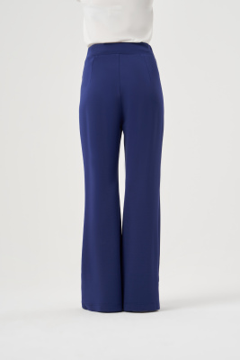 Miss Whence İspanyol Paça Pantolon LACİVERT - 3