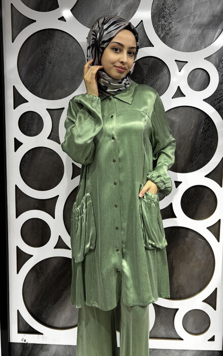 Miss Whence Mint Gömlek Takım MİNT - 5