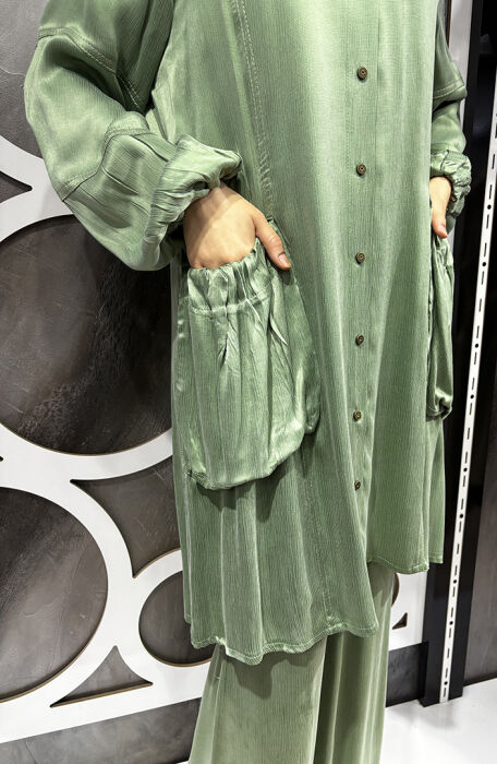 Miss Whence Mint Gömlek Takım MİNT - 7