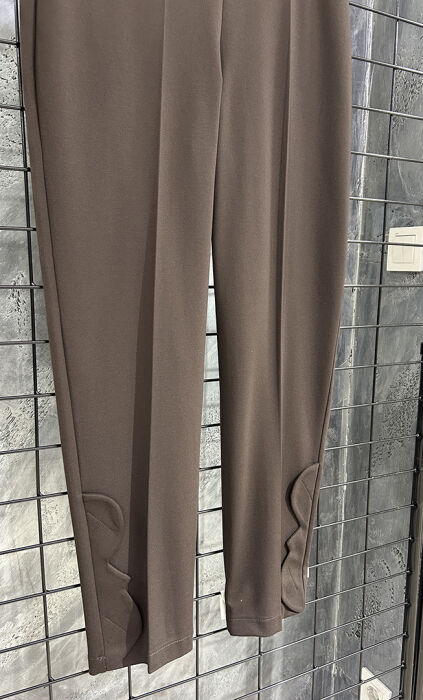 MissWhence Cigarette Pantolon KAHVERENGİ - 2